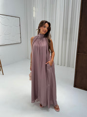 Derin dress blush