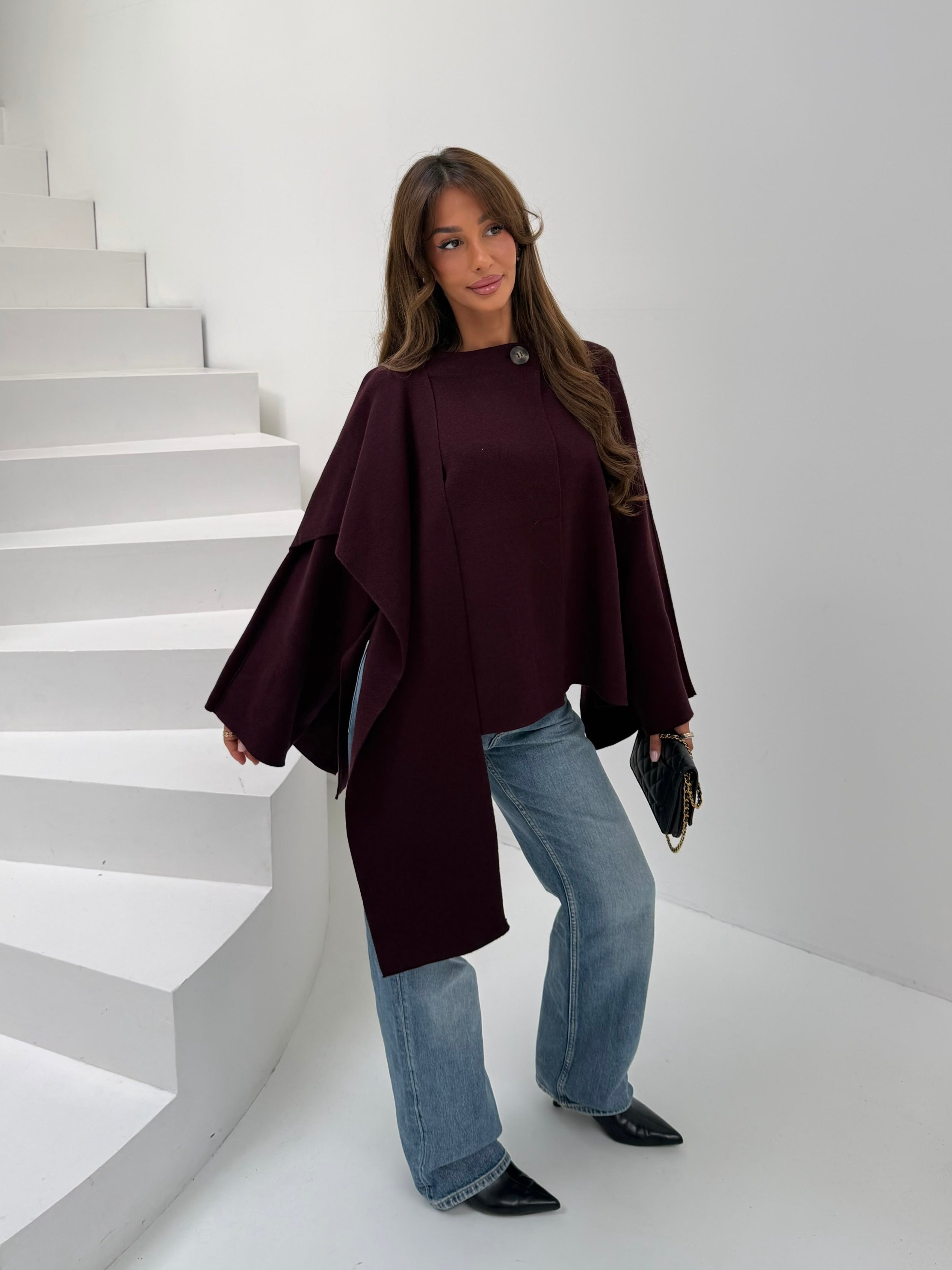 Heavy knit cardigan