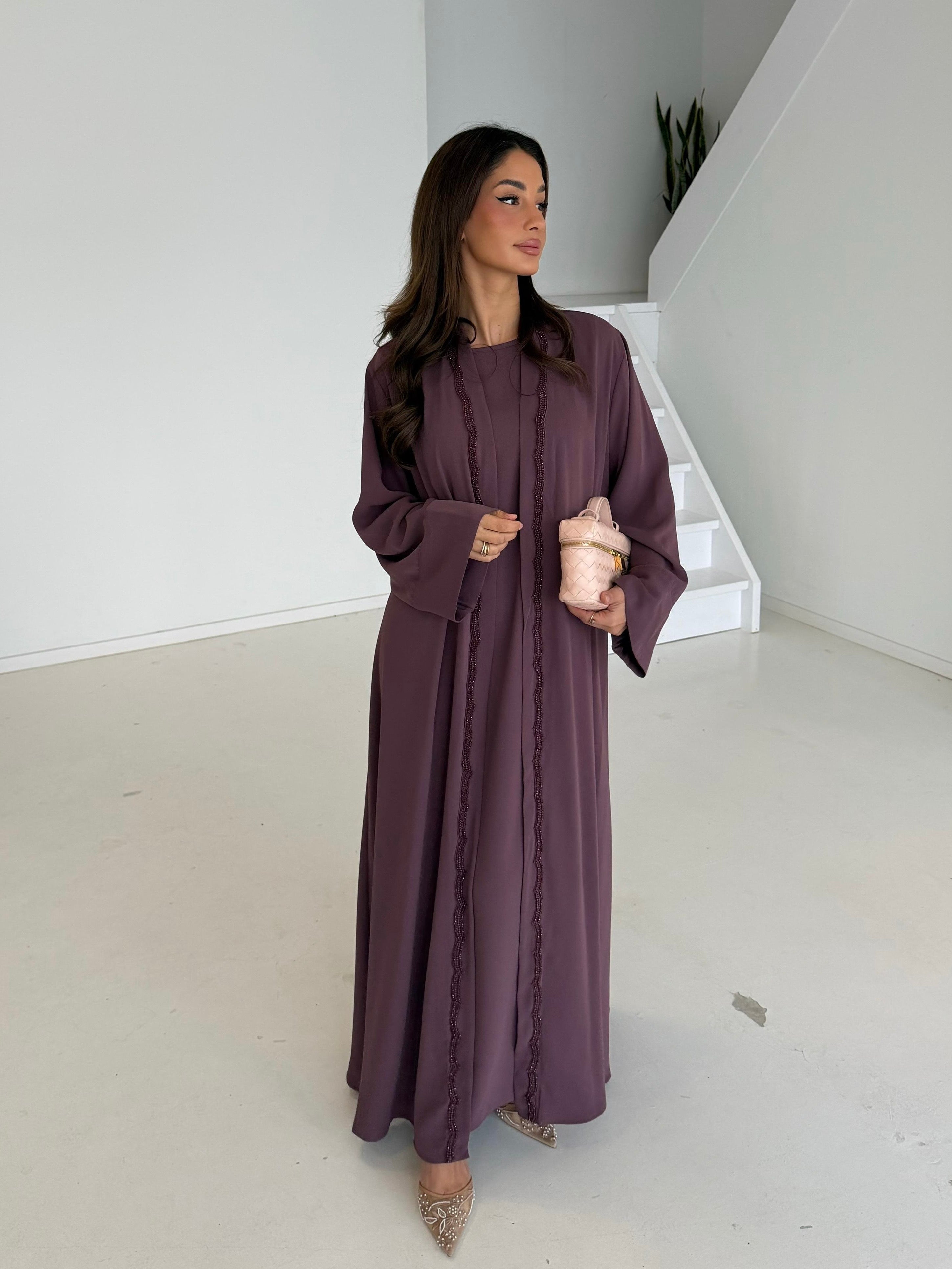 Premium abaya | Purple