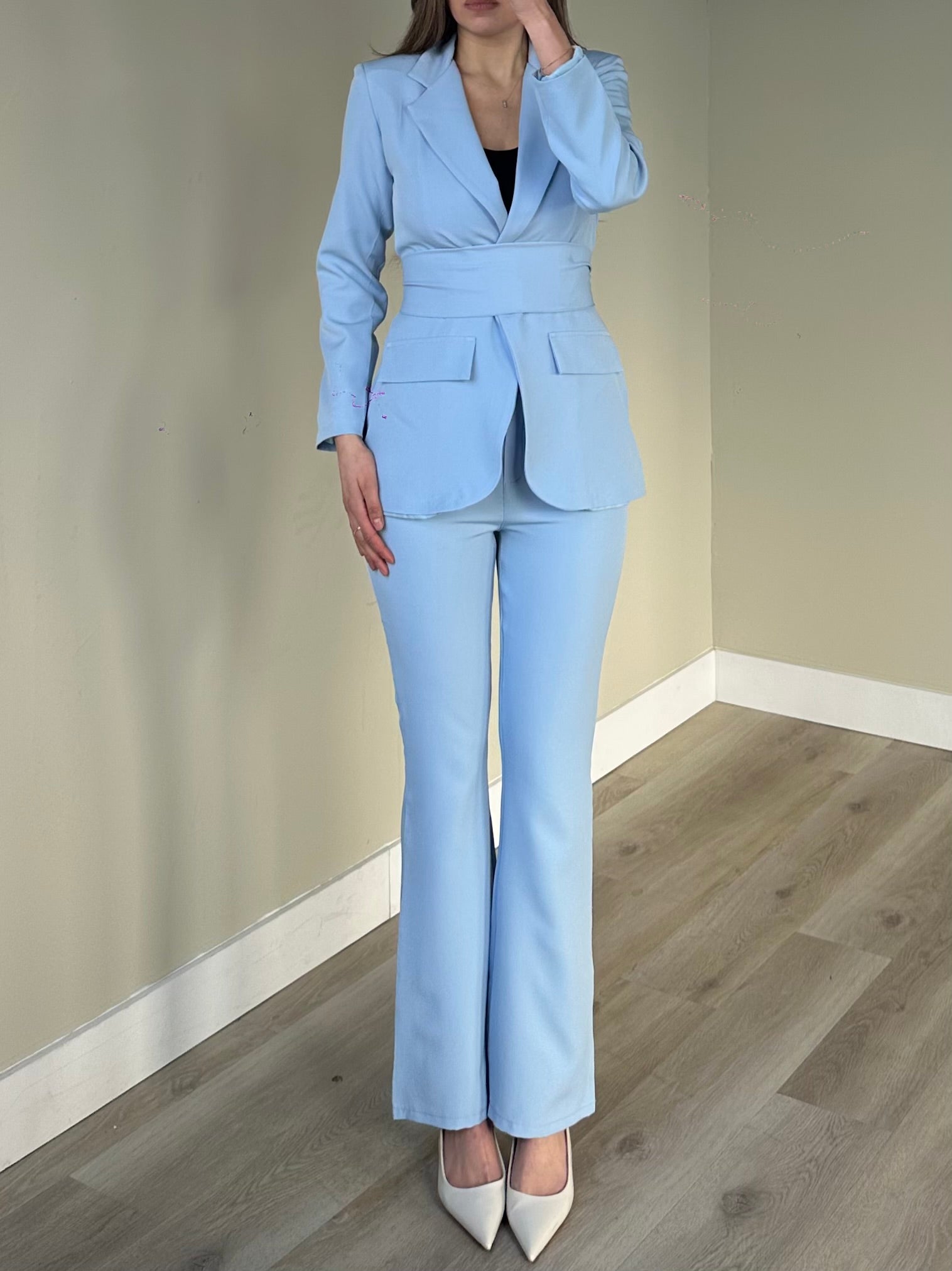 Blazer set blue
