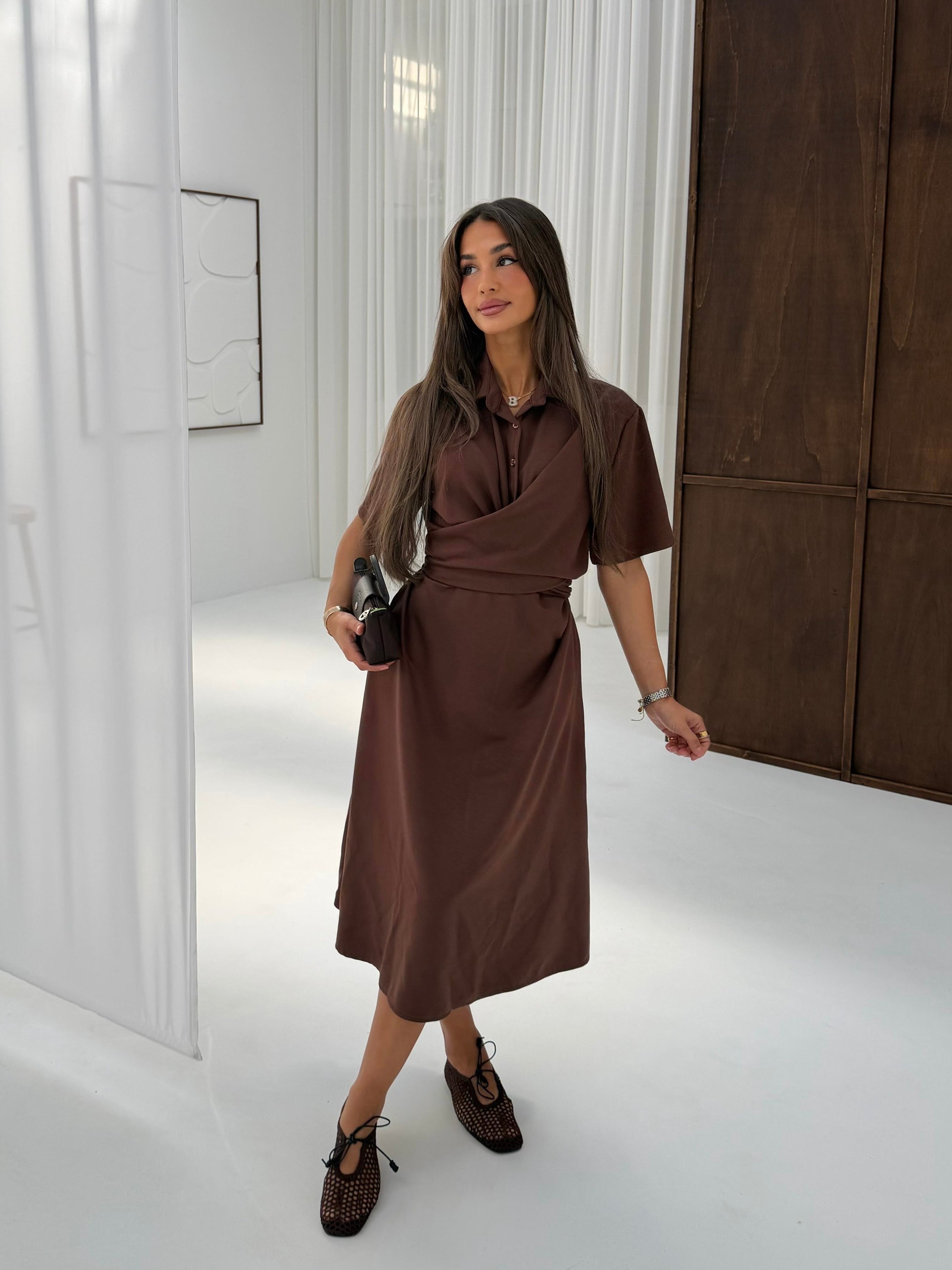 Dress Muci | Brown