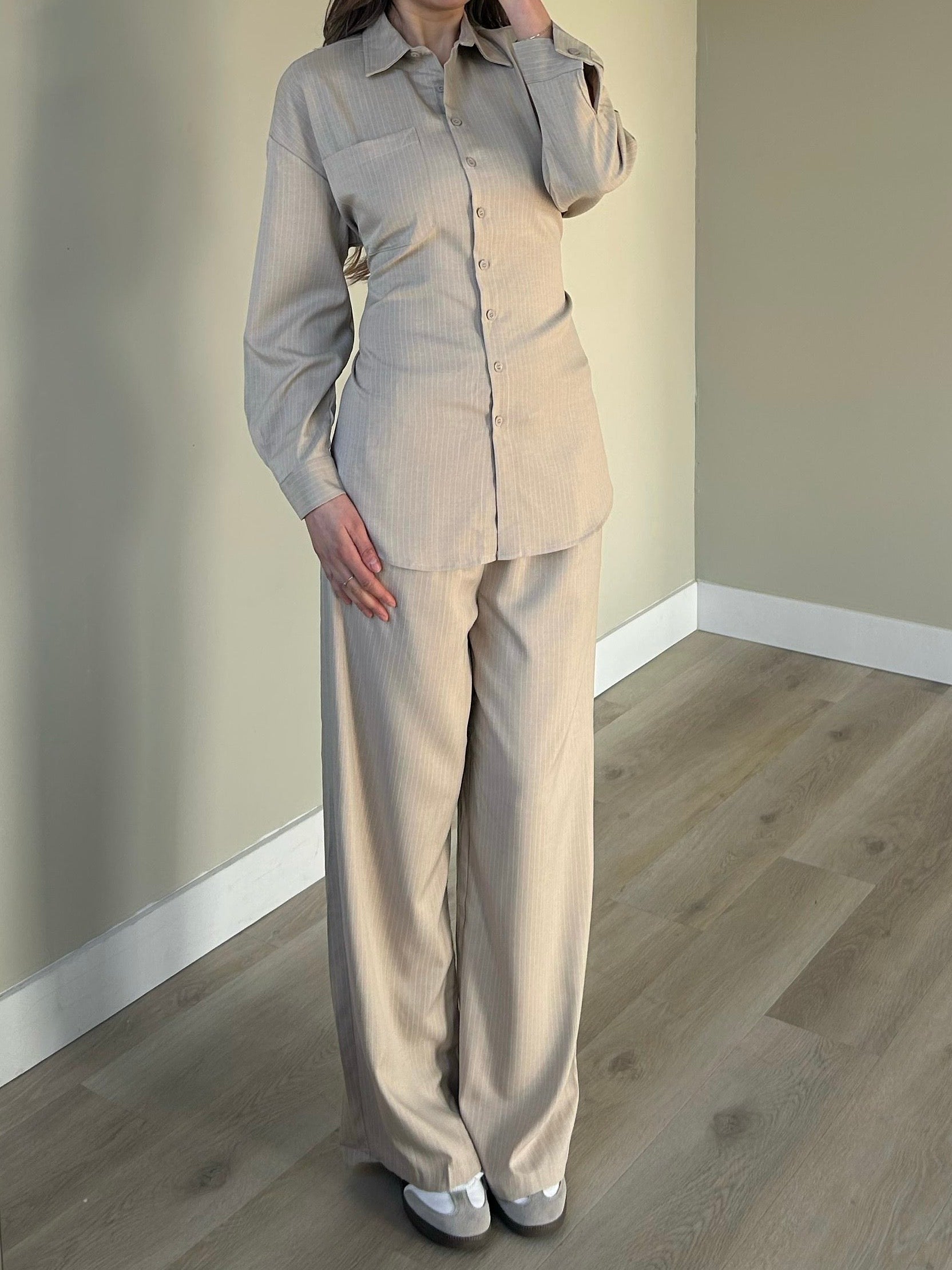 Co-ord fitted beige