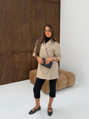 Chic short blazer | Creme