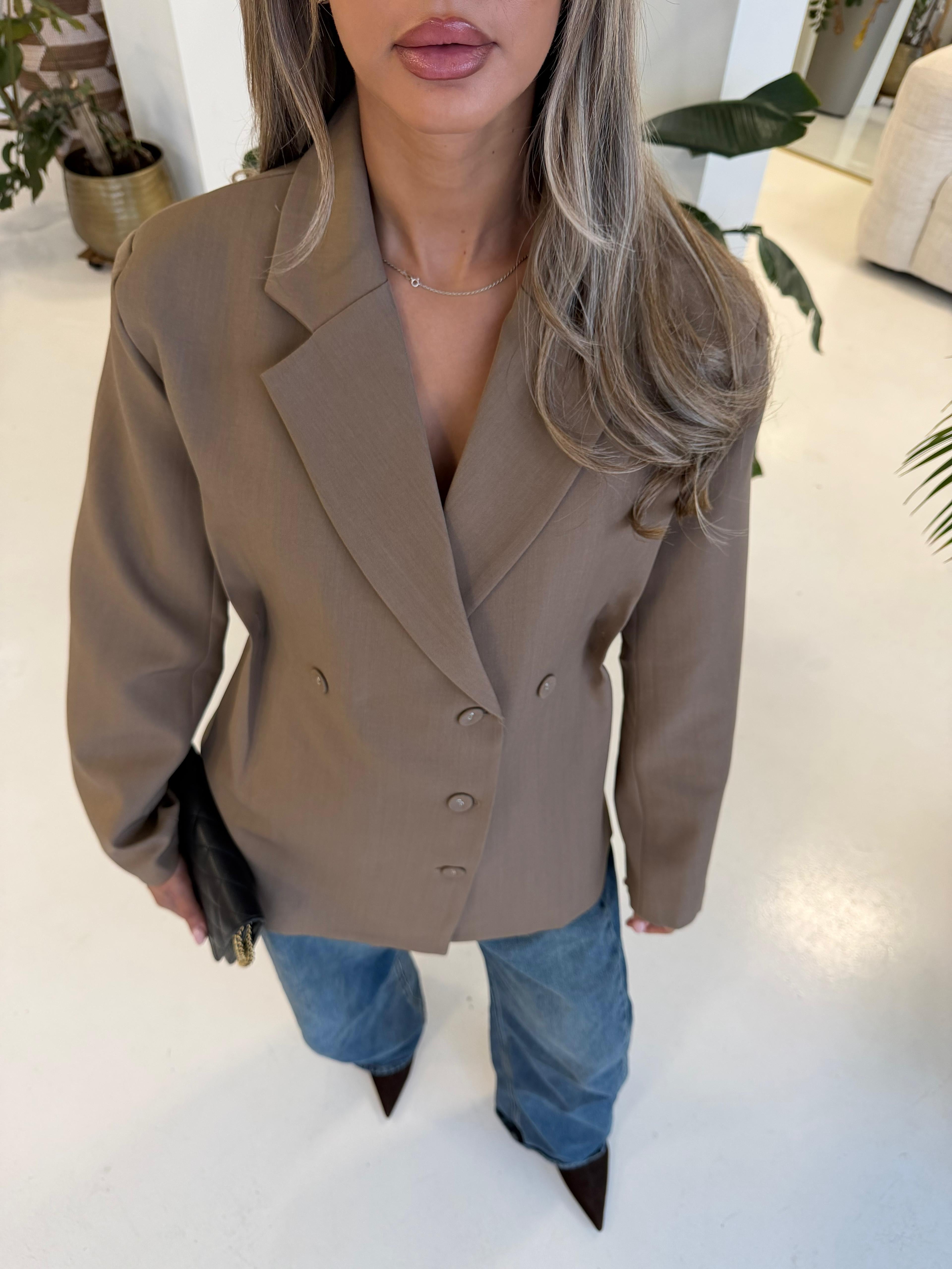 Taupe | Tailored blazer