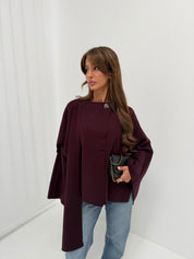 Heavy knit cardigan