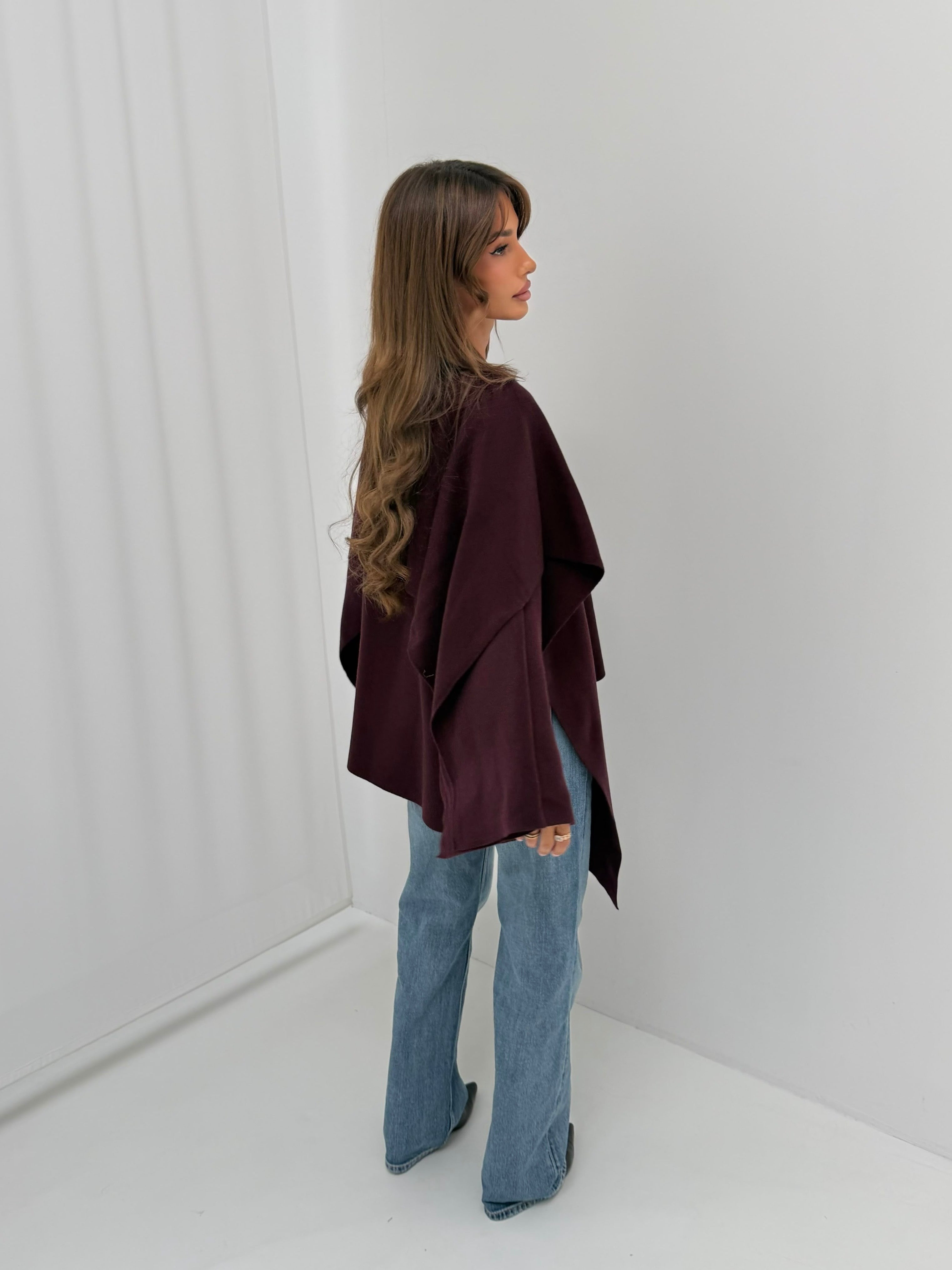 Heavy knit cardigan
