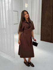 Dress Muci | Brown