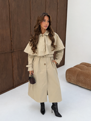 Trenchcoat cape