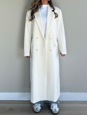 Double lined blazer long | offwhite