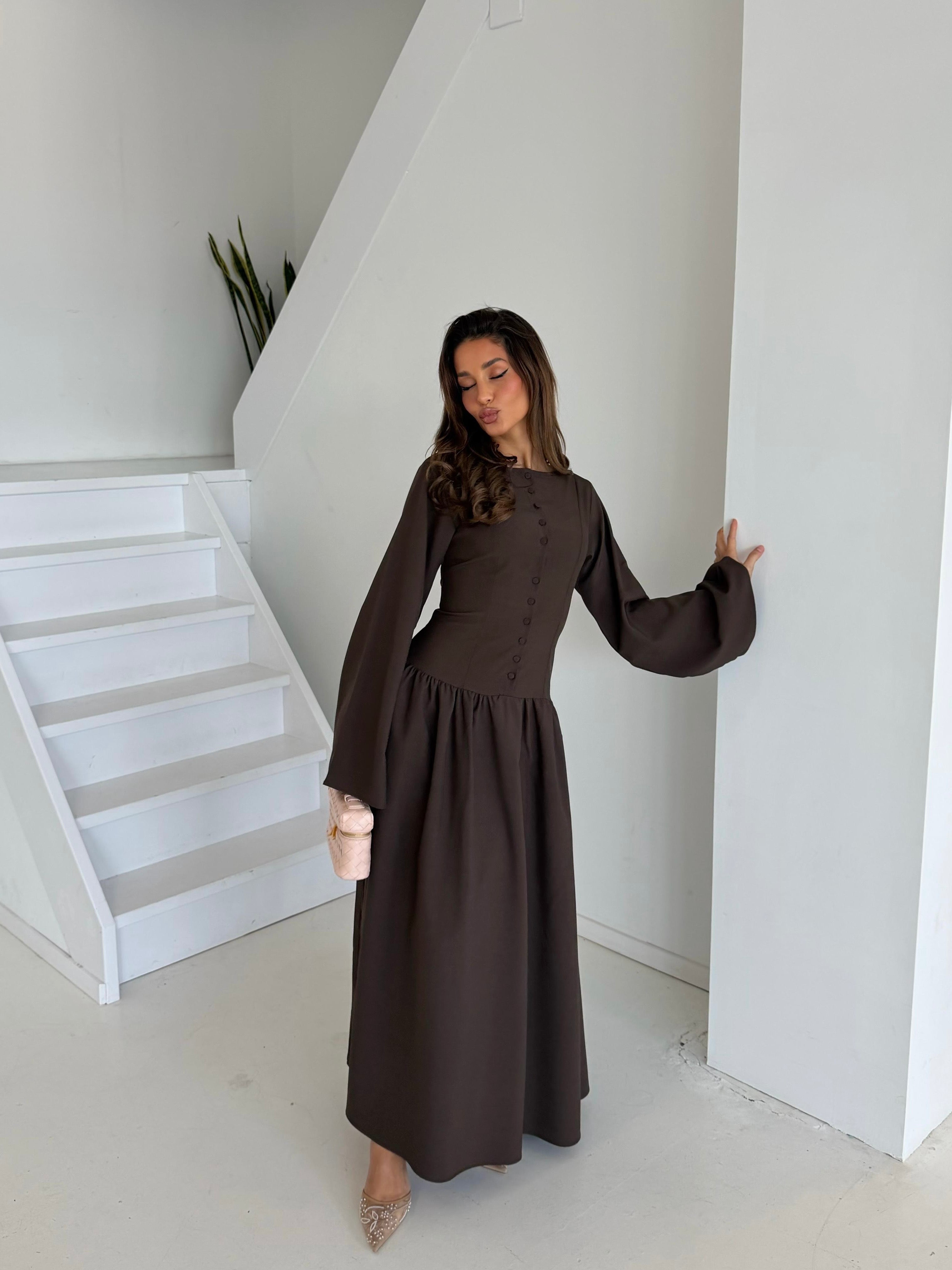 Dress Doa | Brown