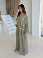 Premium flower pearl khaki