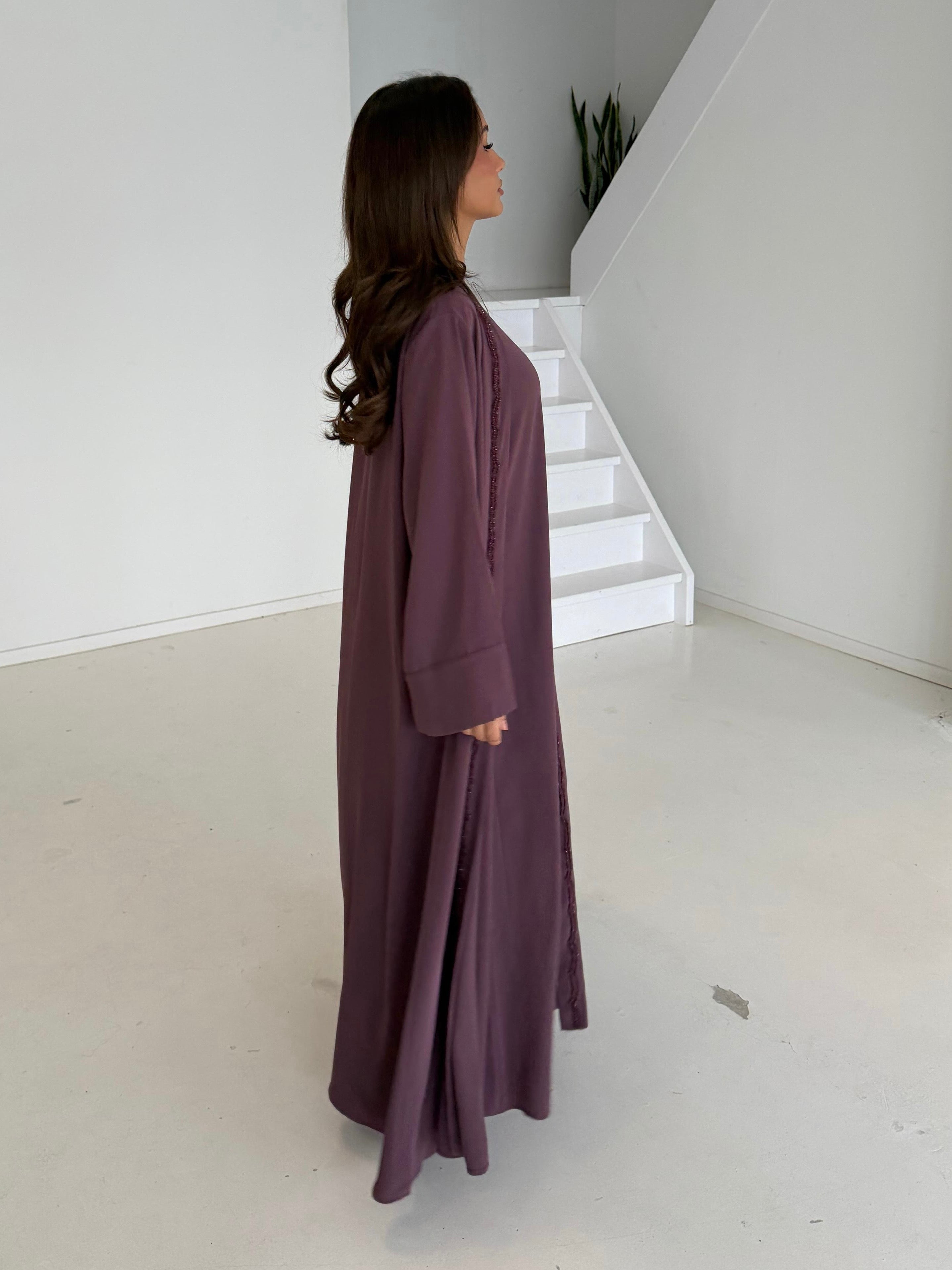 Premium abaya | Purple