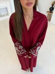 Premium diamond abaya | Cherry
