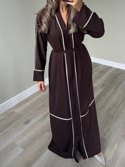 Abaya stripe detail