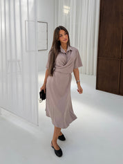 Dress Muci | Taupe