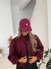 Ruby | Suede jack bordeaux