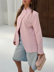 Blazer button pink