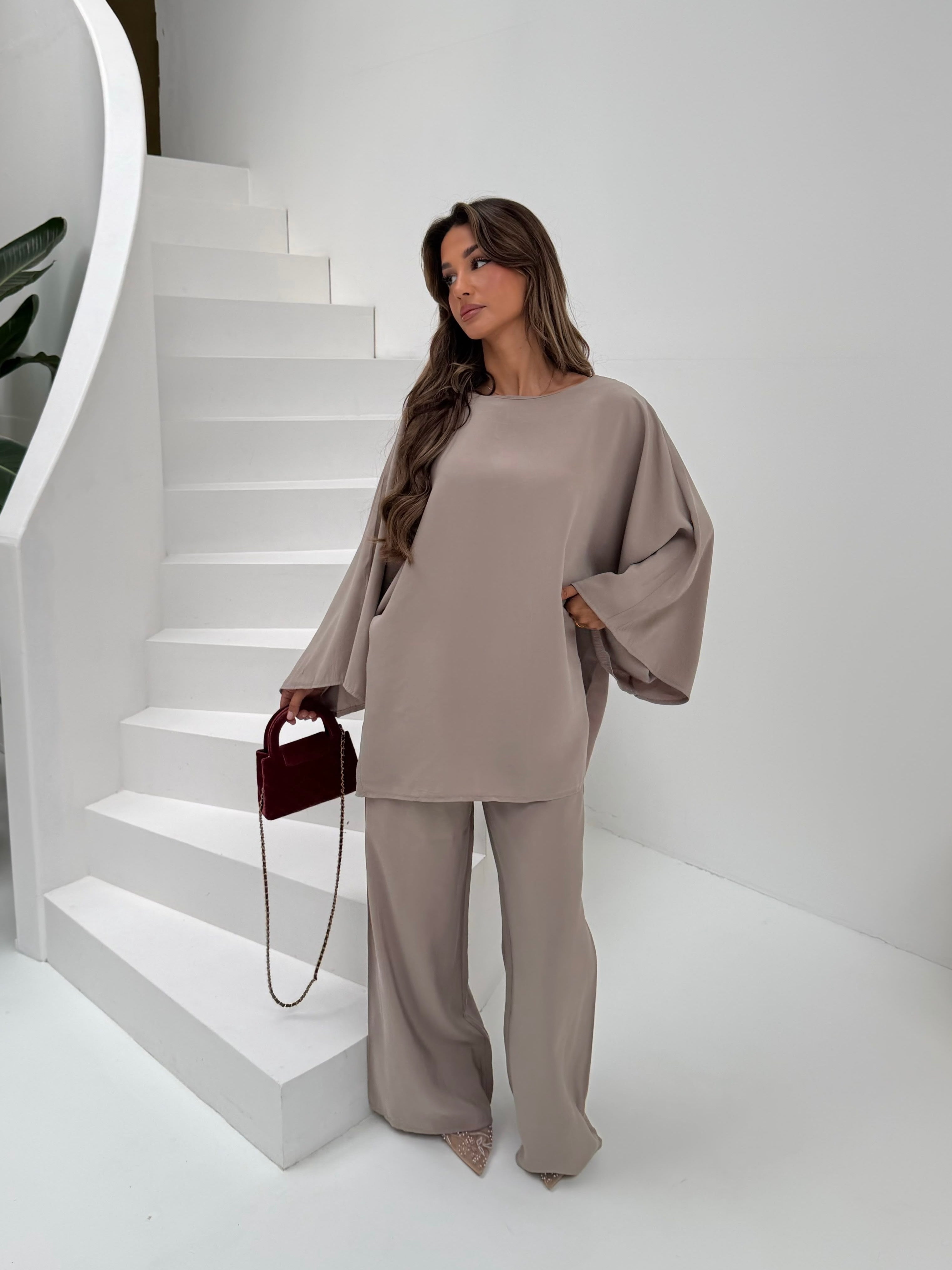 Co-ord comfee taupe