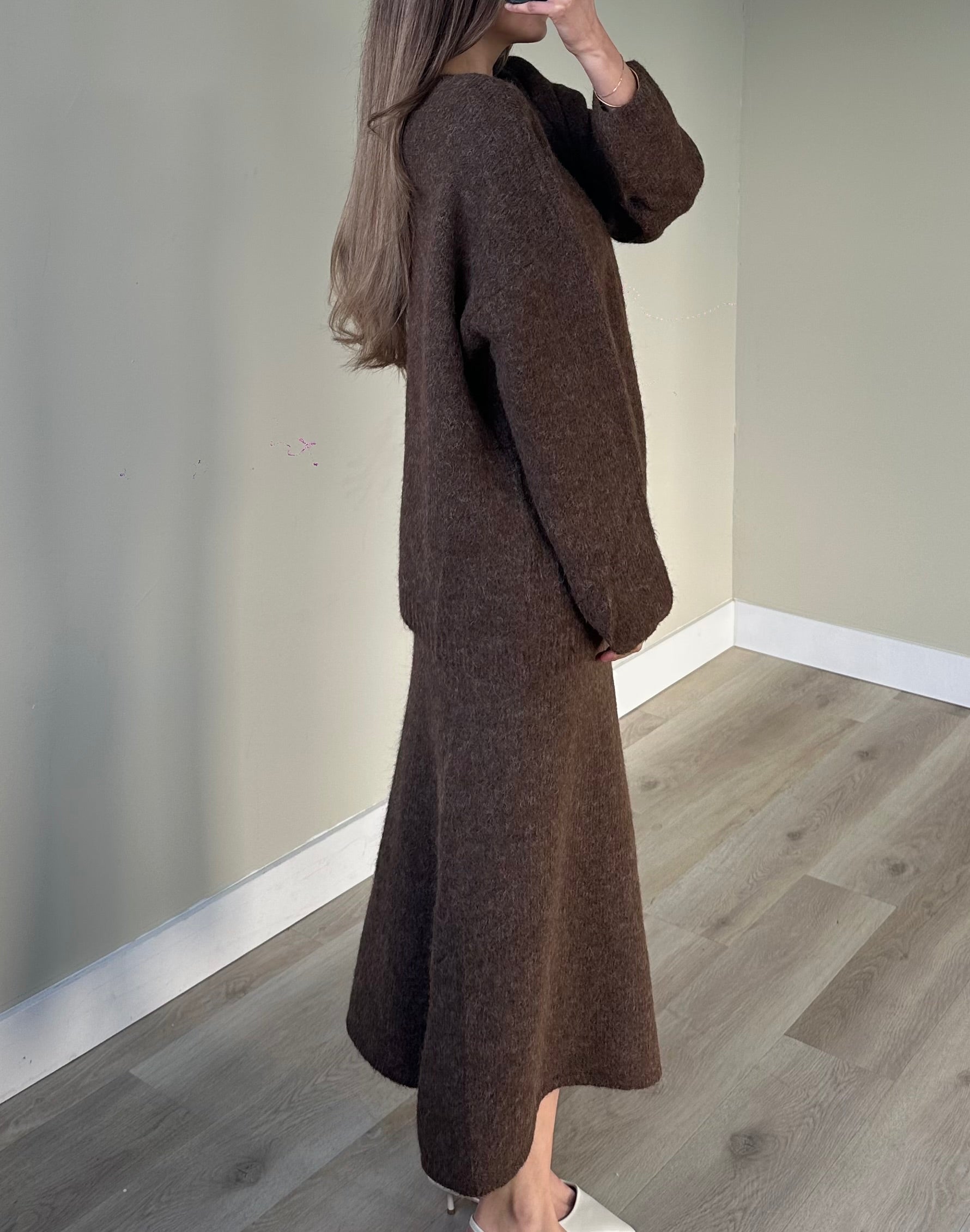 3-piece brown