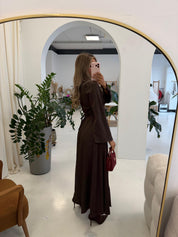 Dress mody brown