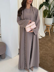 Premium abaya | Taupe