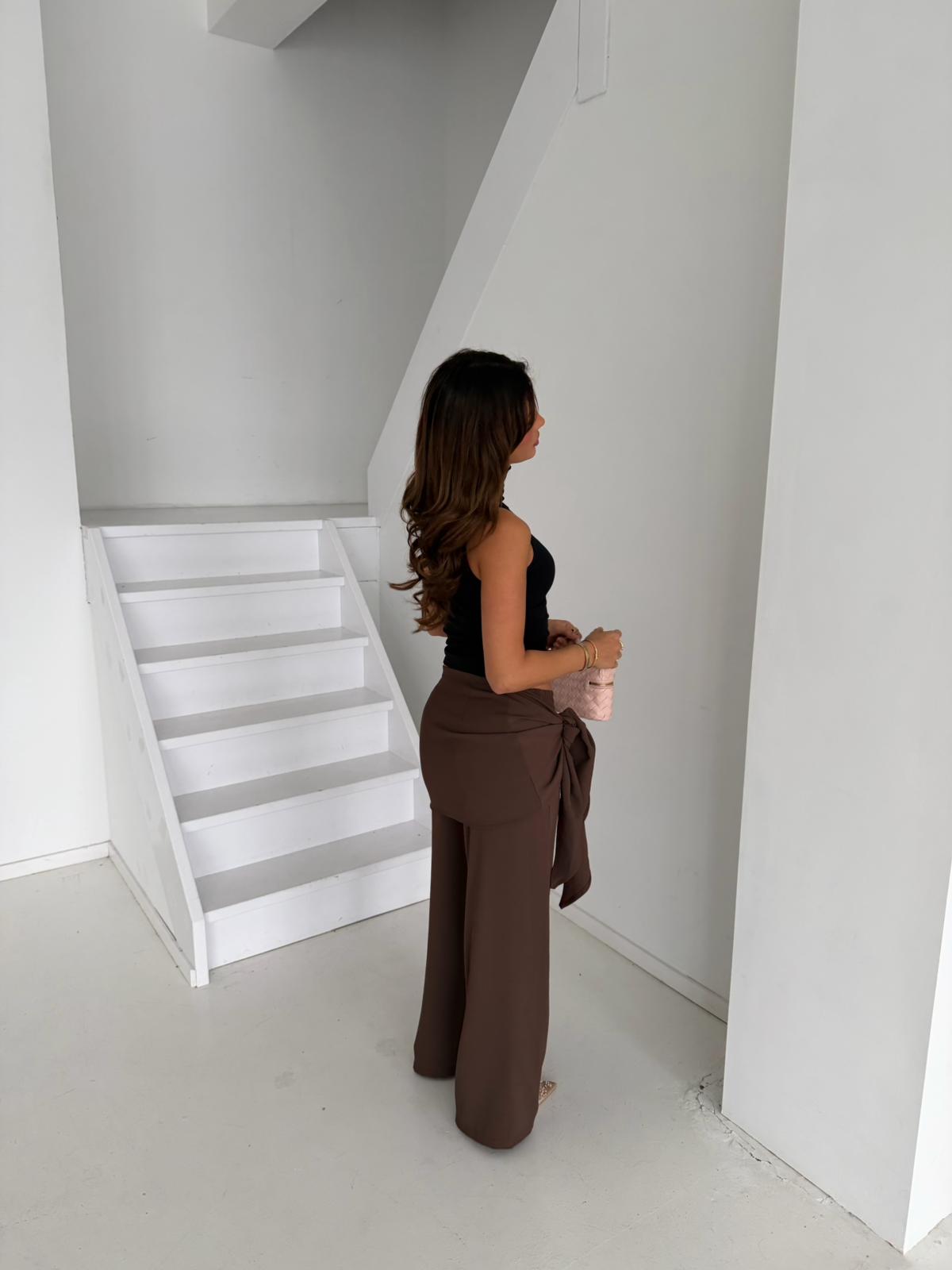 Trousers Bow | Brown