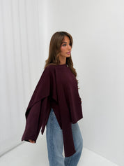 Heavy knit cardigan