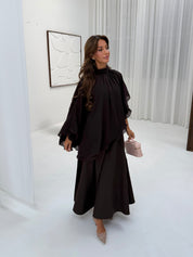 Poncho lovie brown