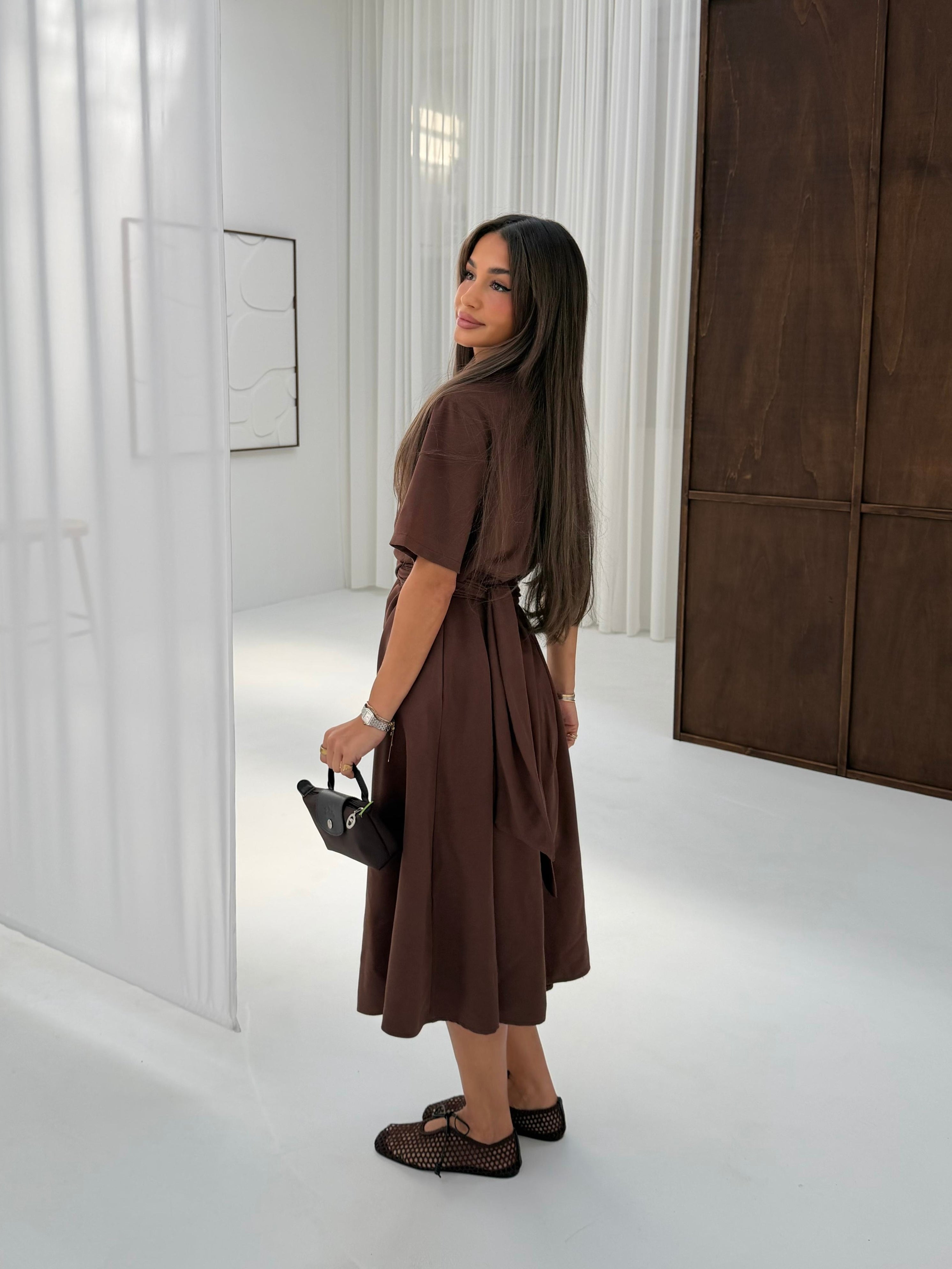Dress Muci | Brown