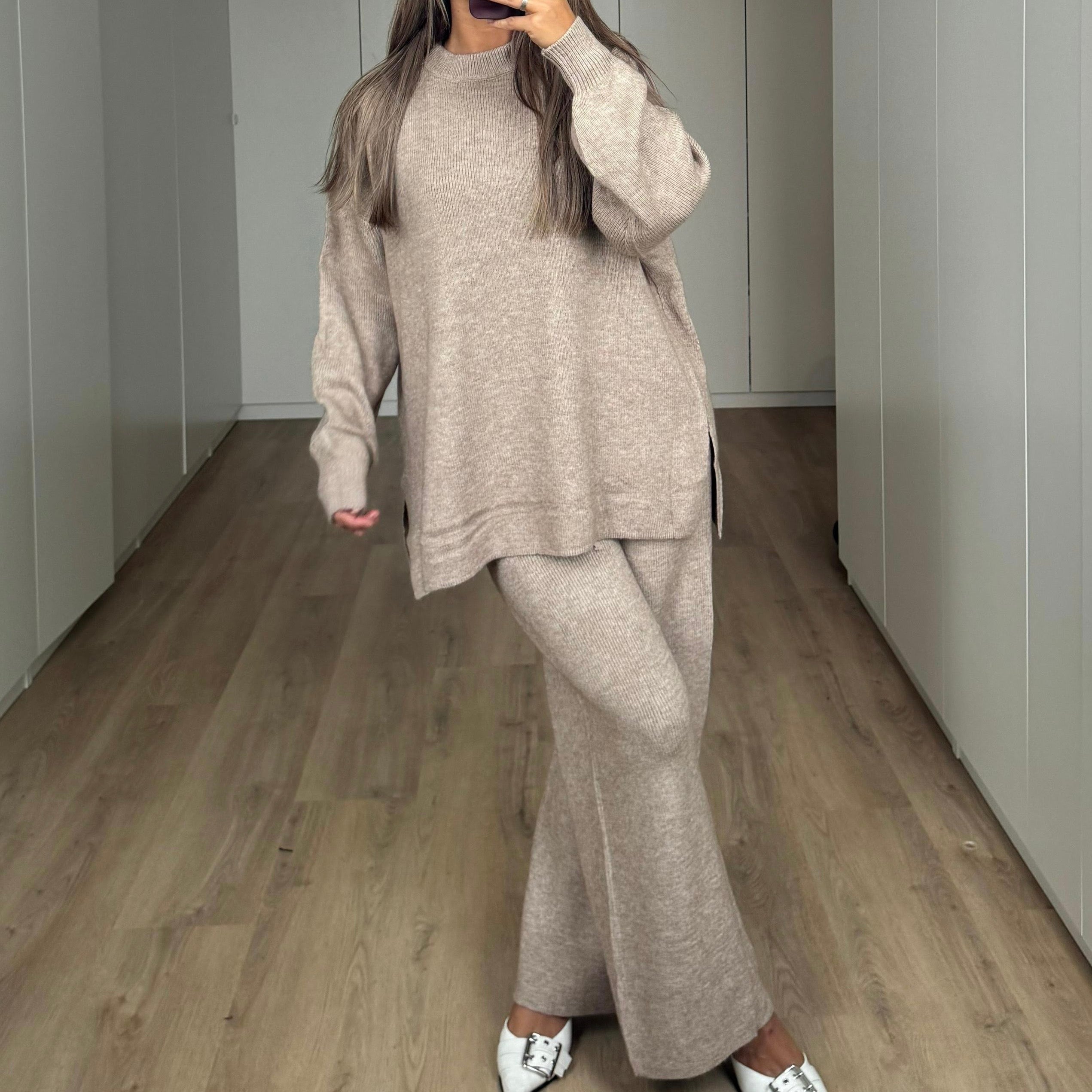 Co-ord nel taupe