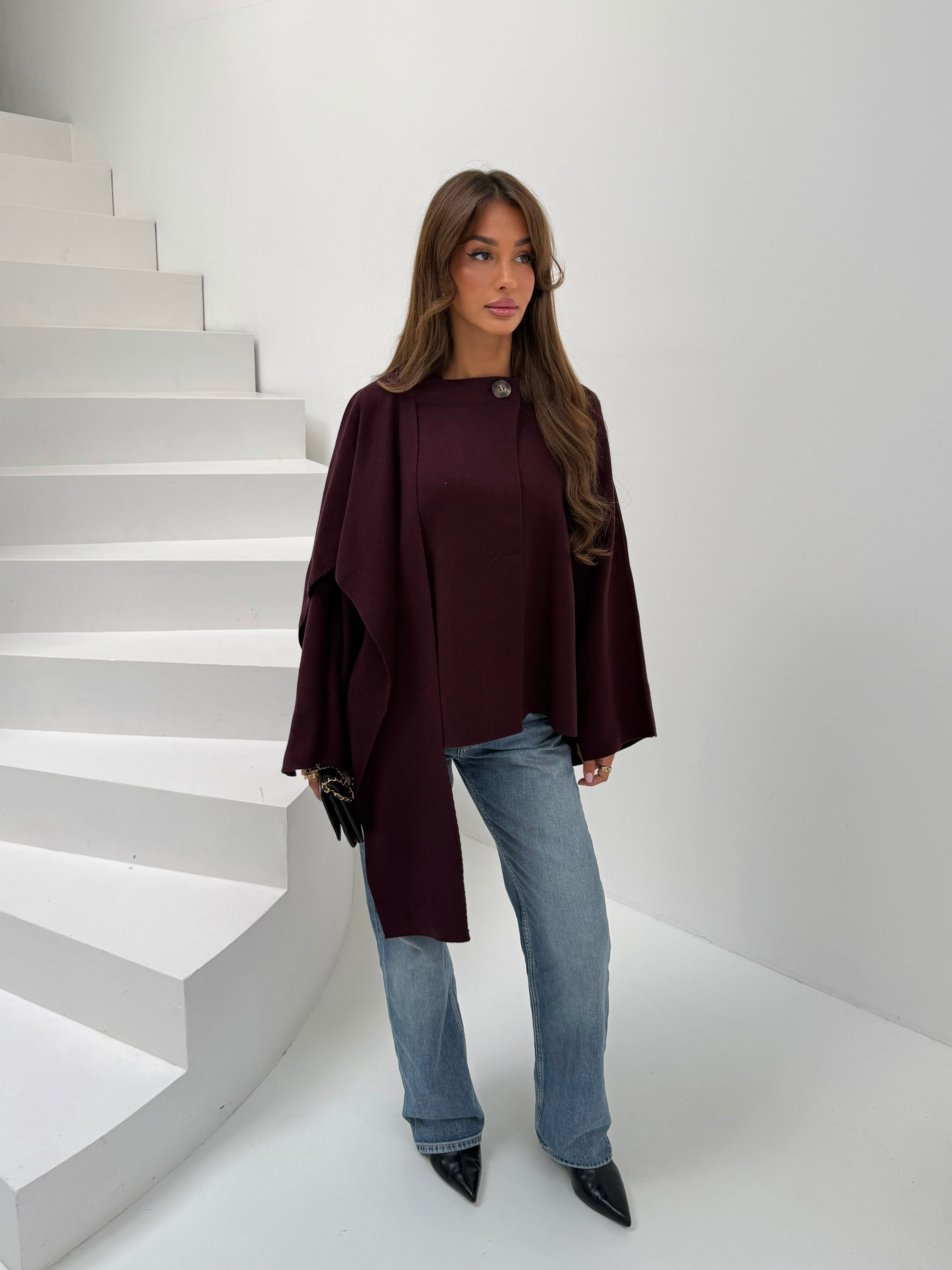 Heavy knit cardigan