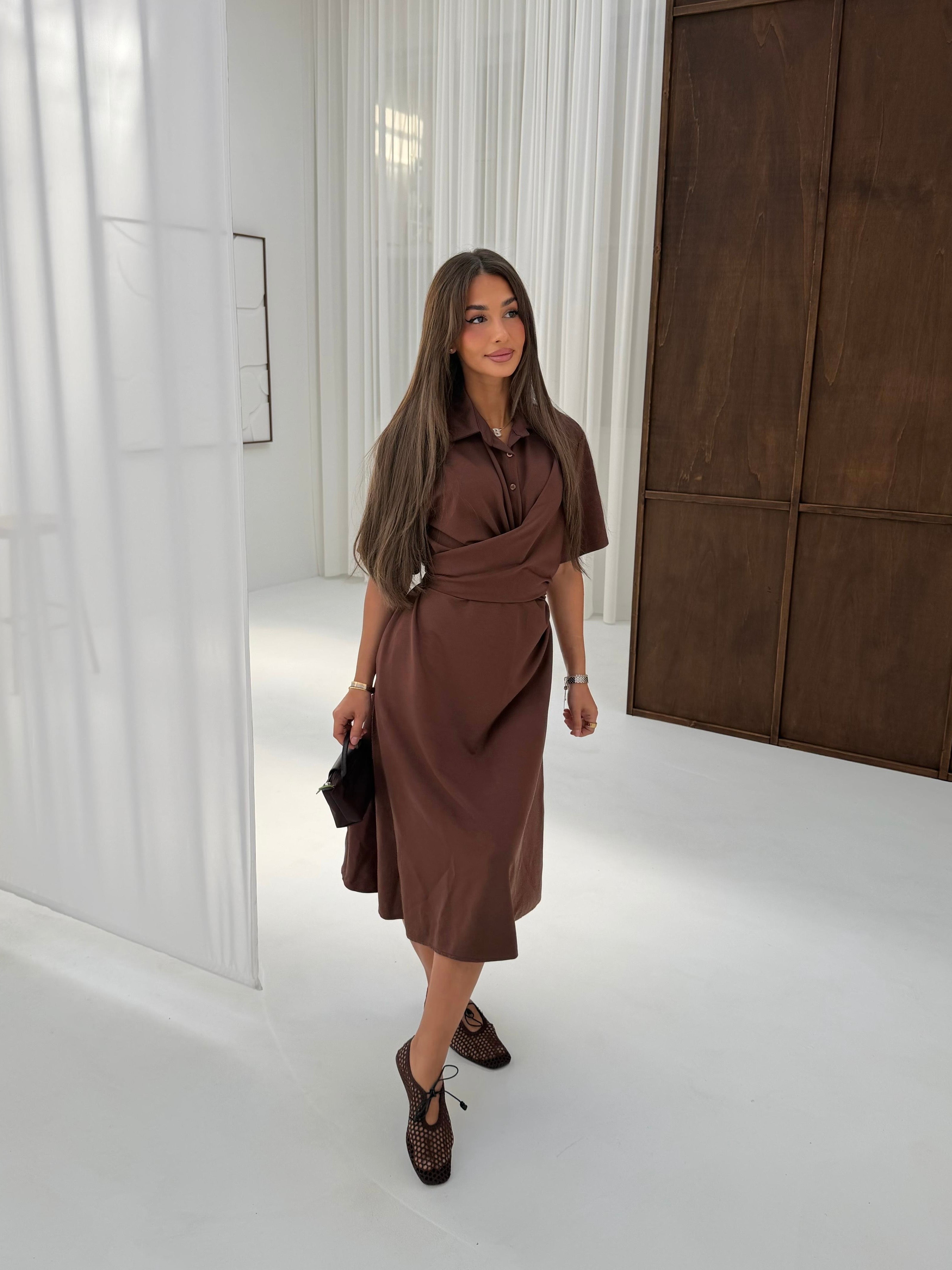 Dress Muci | Brown