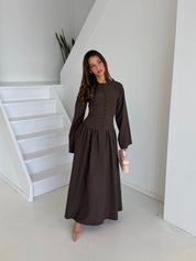 Dress Doa | Brown