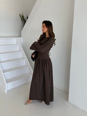 Dress Doa | Brown