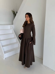 Dress Doa | Brown