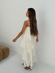 Dress firfir cream