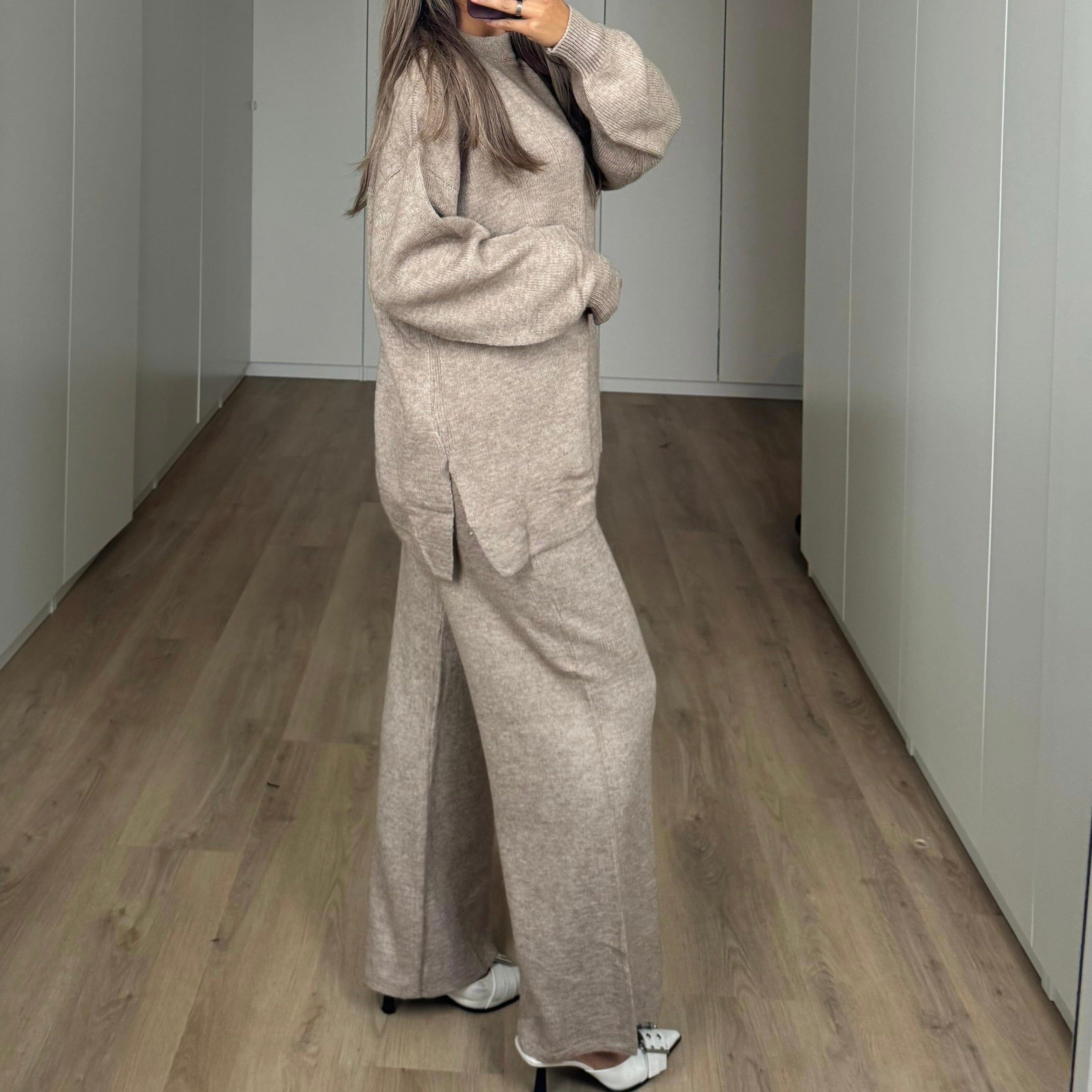 Co-ord nel taupe