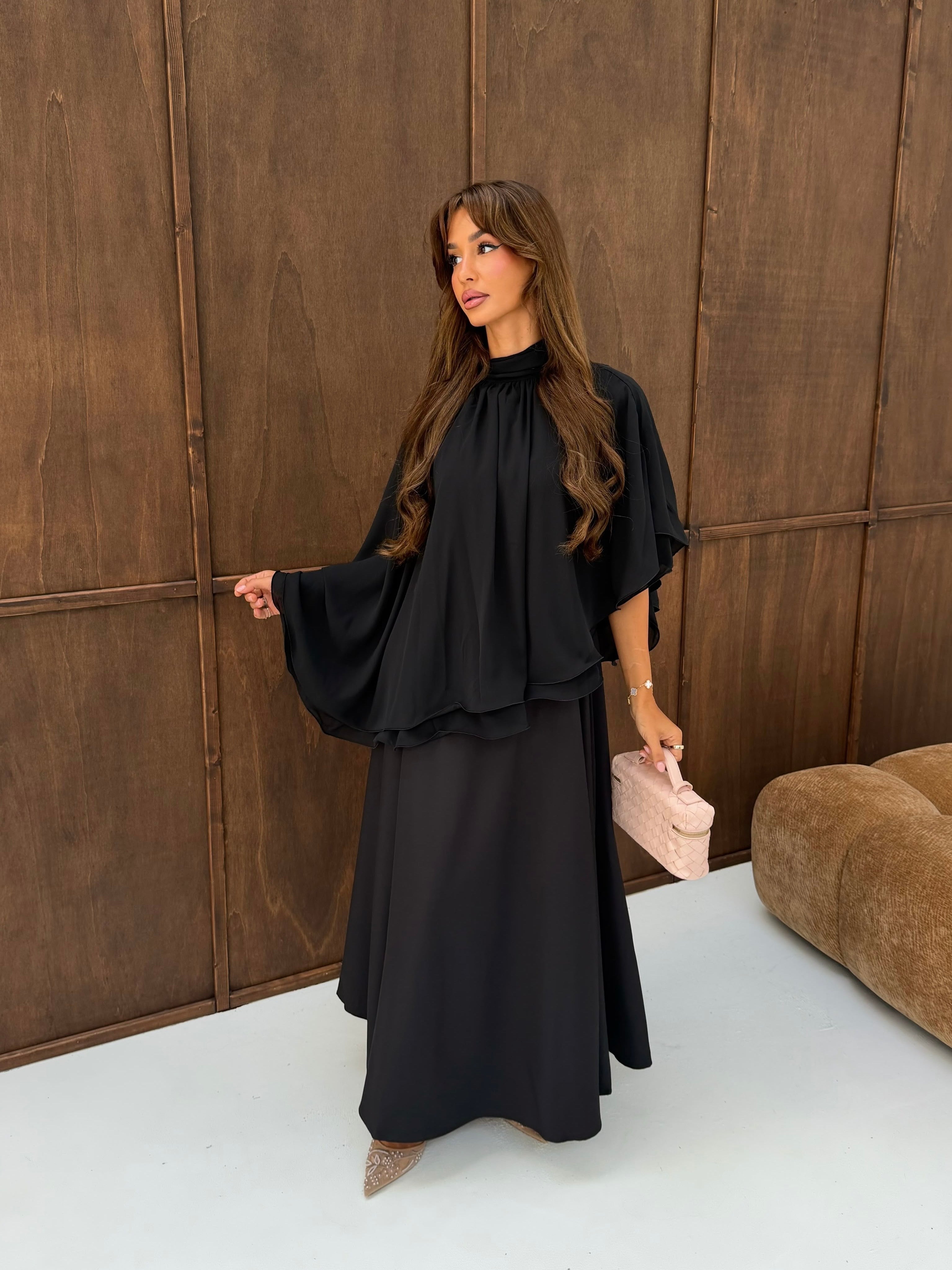 Poncho Lovie Black