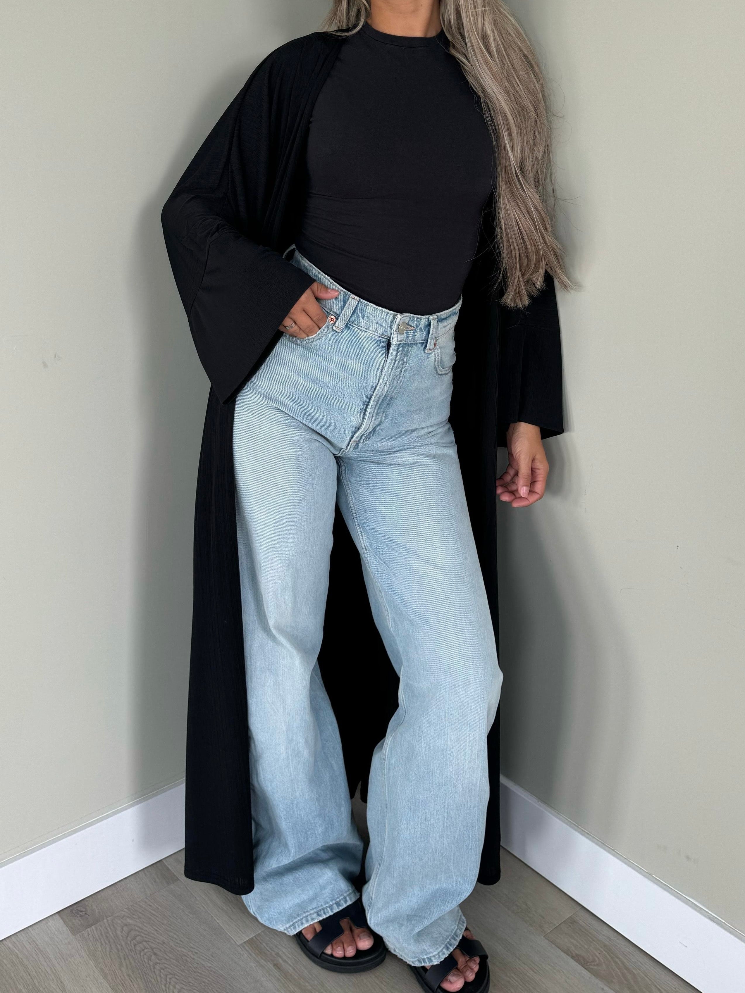 Kimono long black