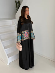 Abaya gul black