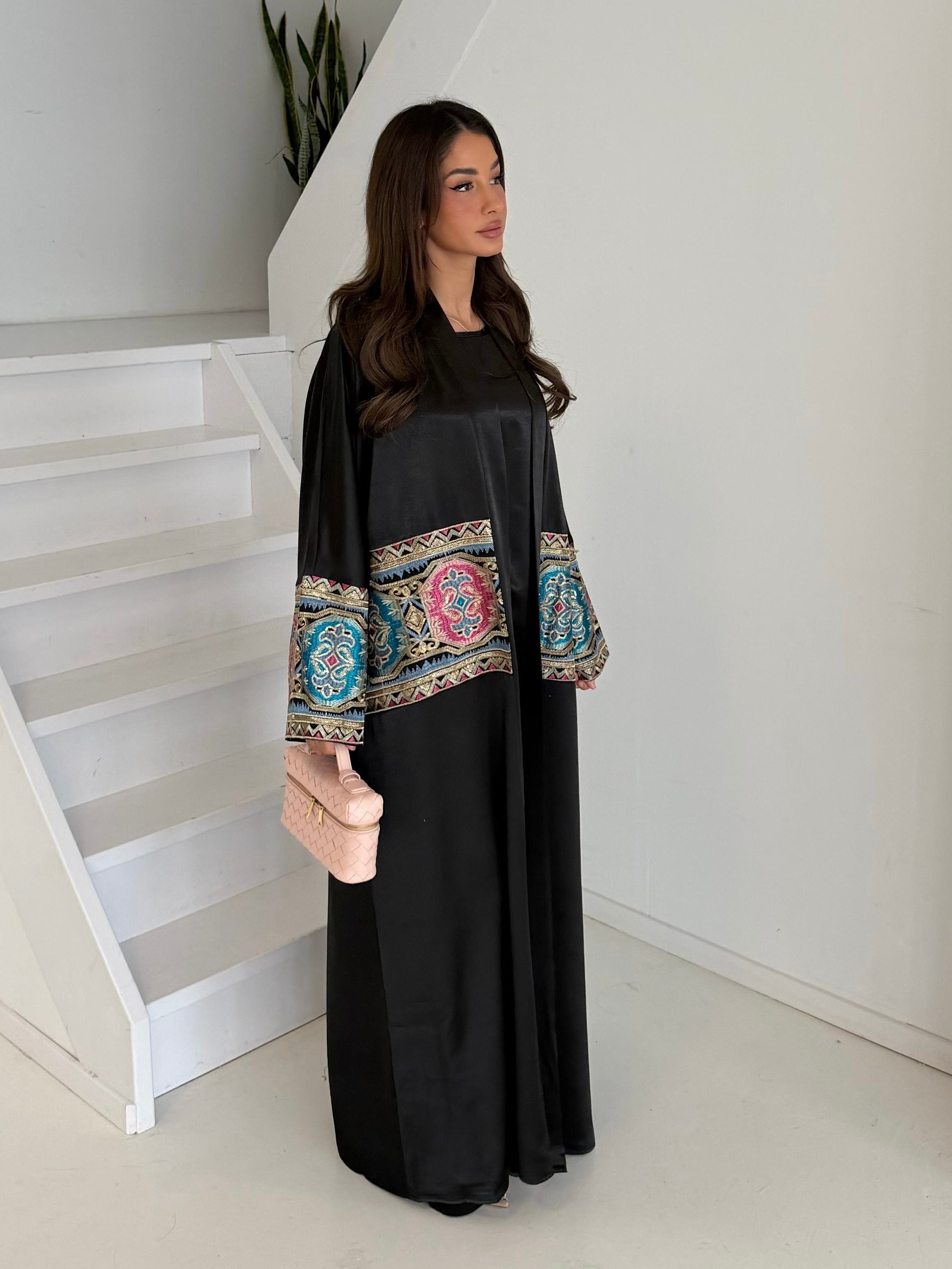 Abaya gul black