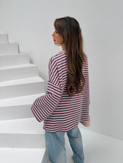 Oversized striped