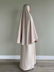 Satin Khimar | Sand
