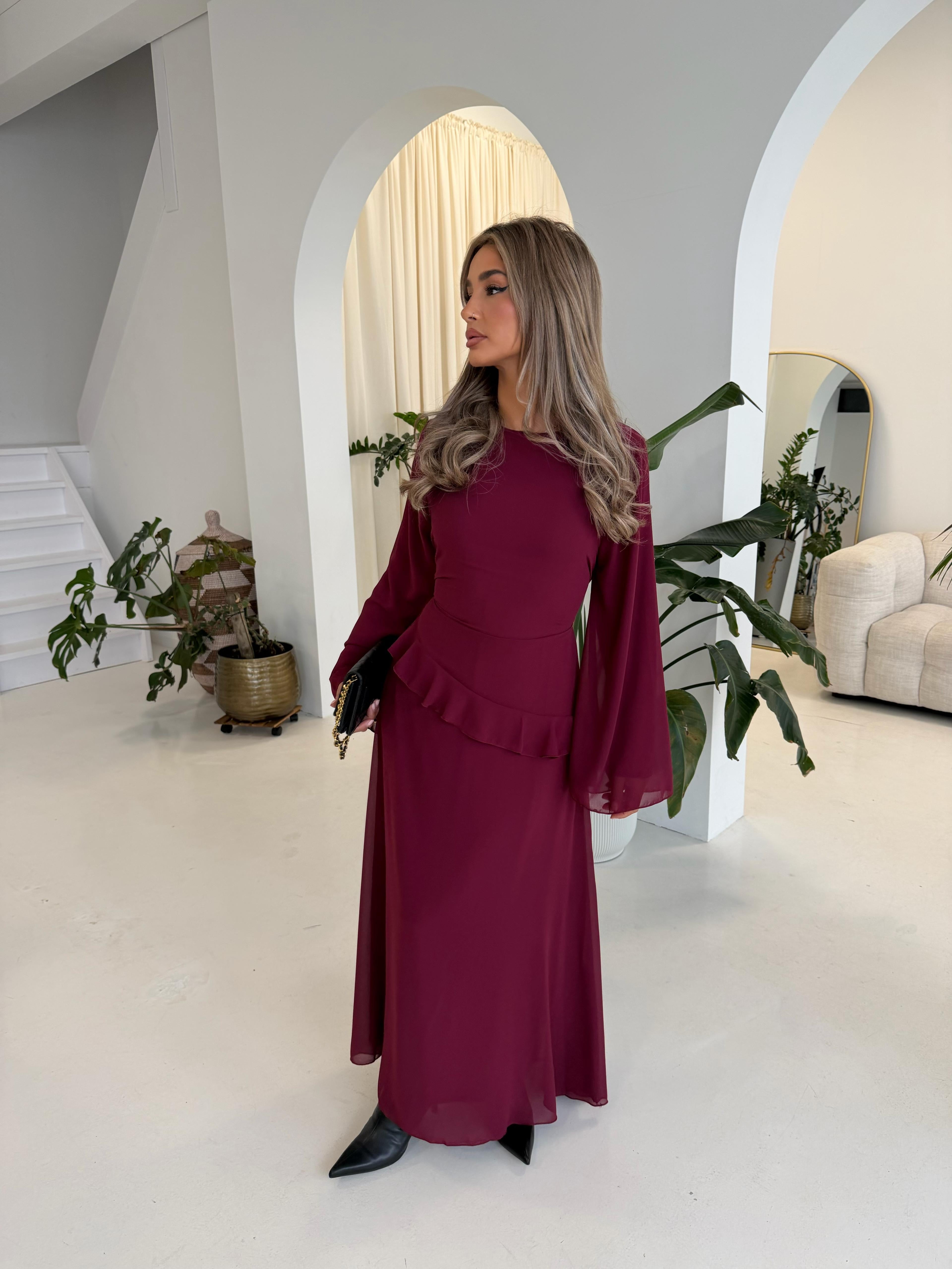Dress bordo
