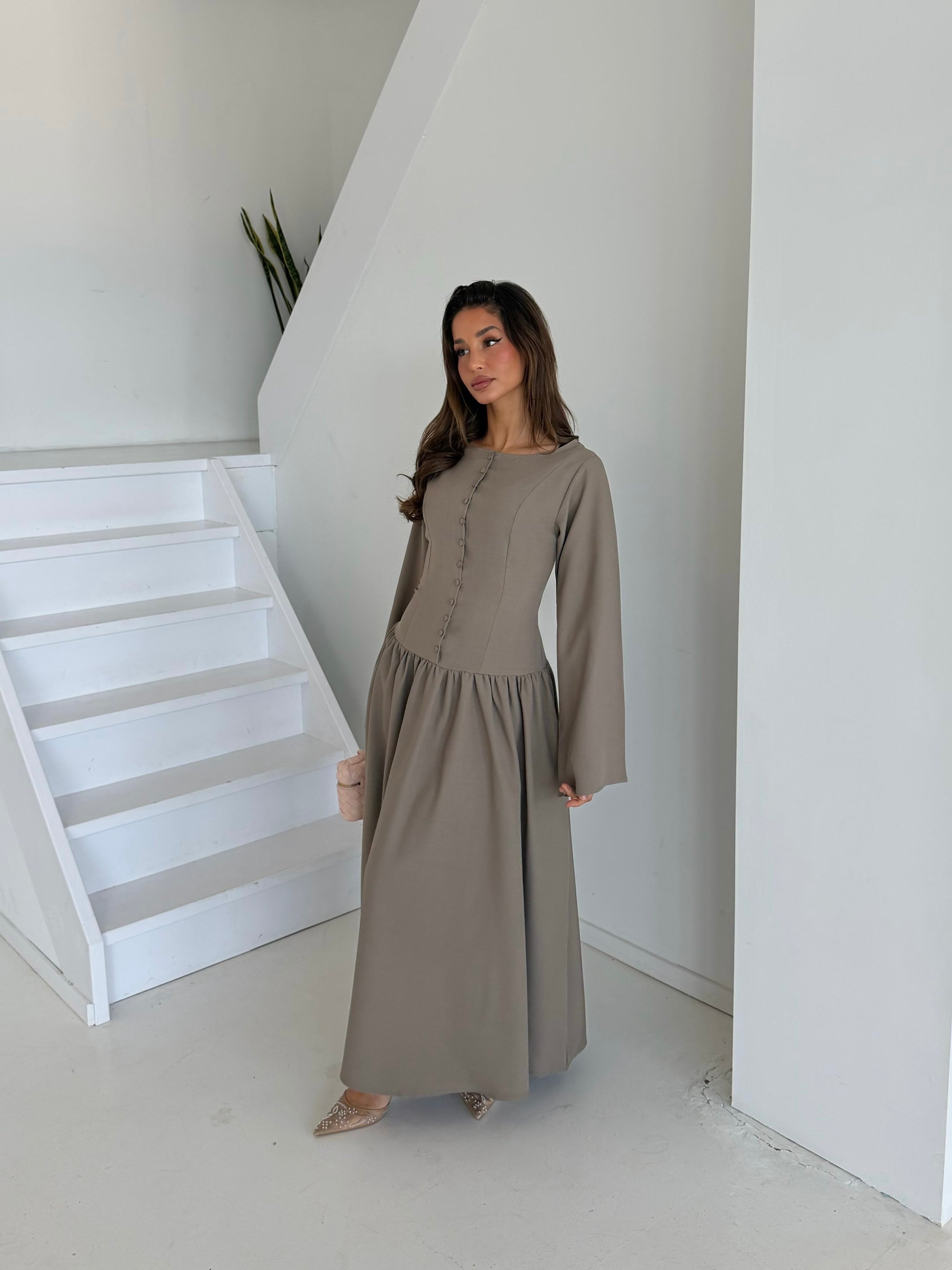 Dress Doa | Taupe