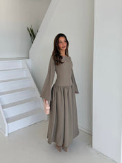 Dress Doa | Taupe
