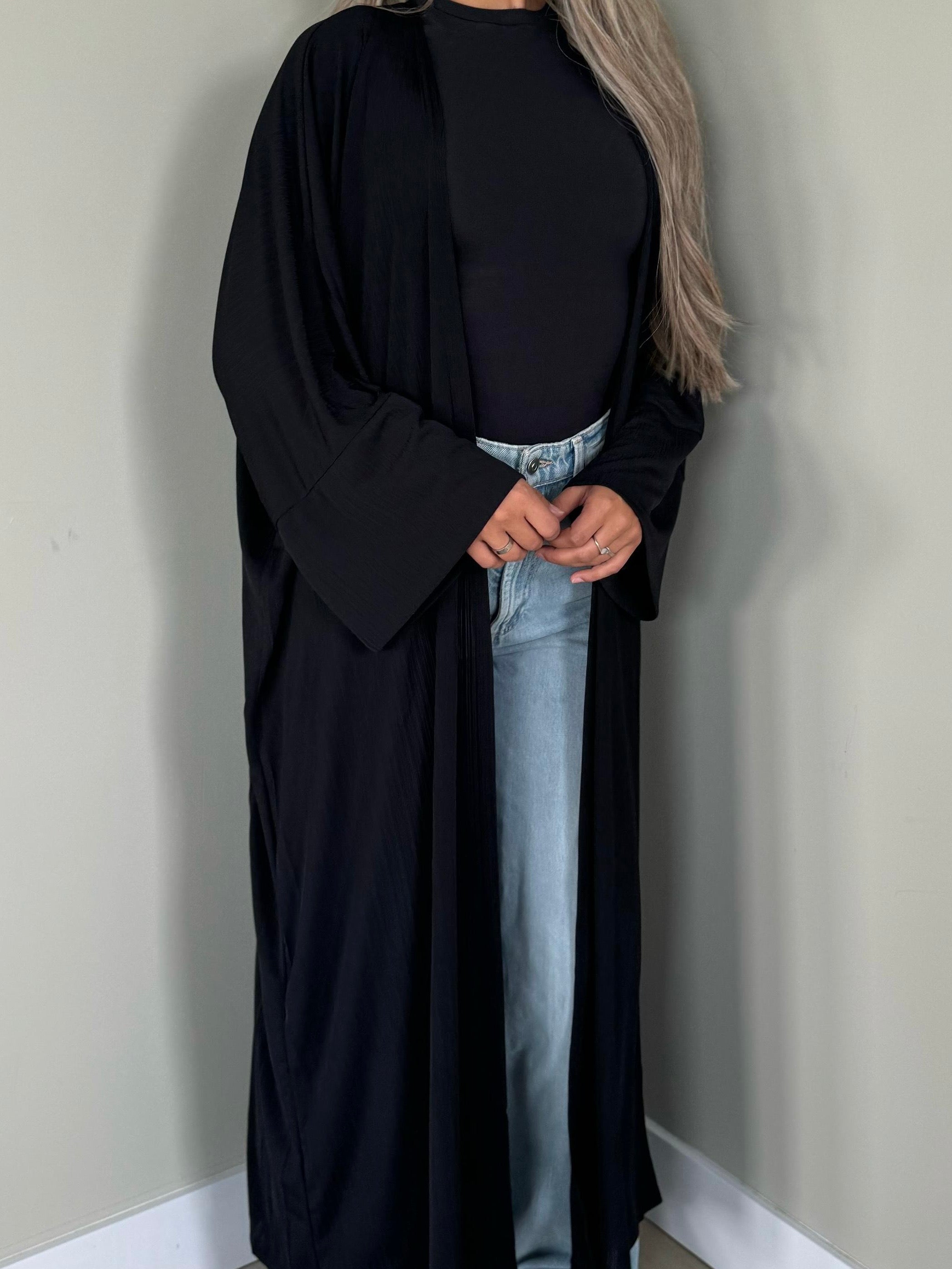 Kimono long black