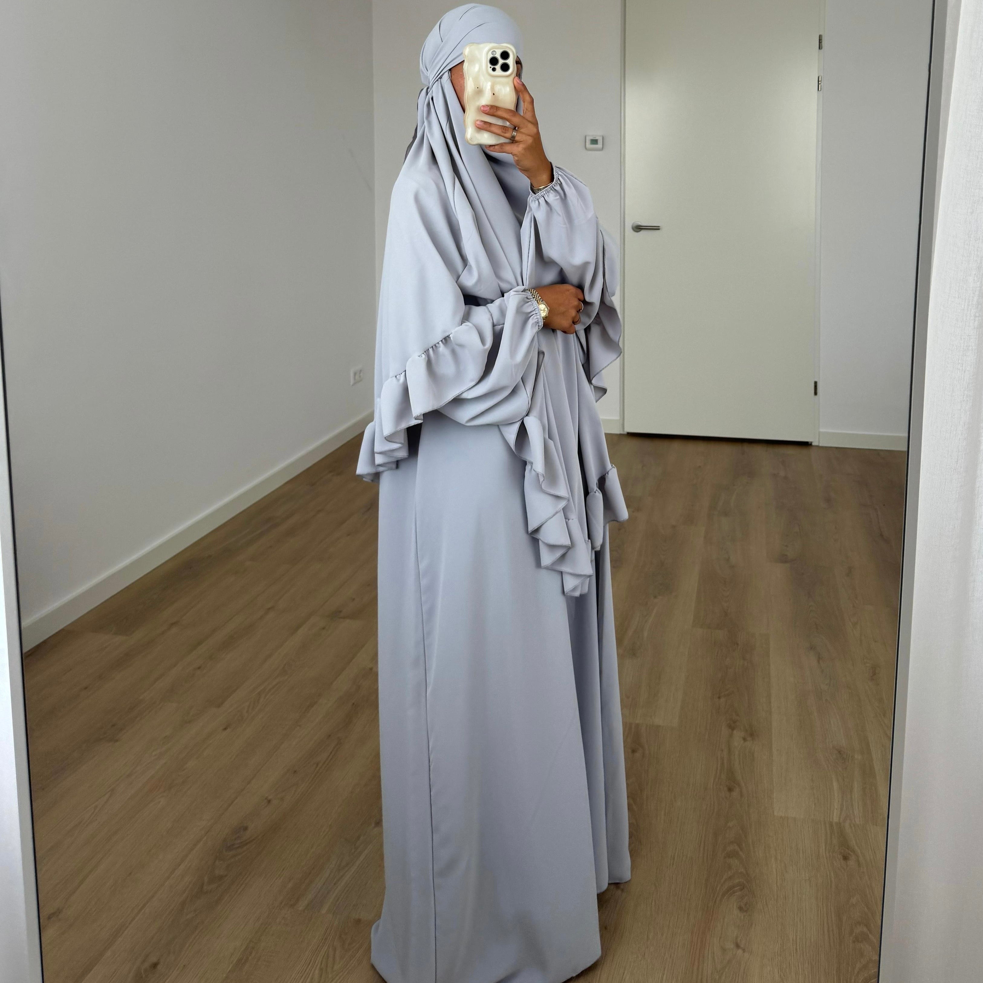 Khimar ruffle | Grey