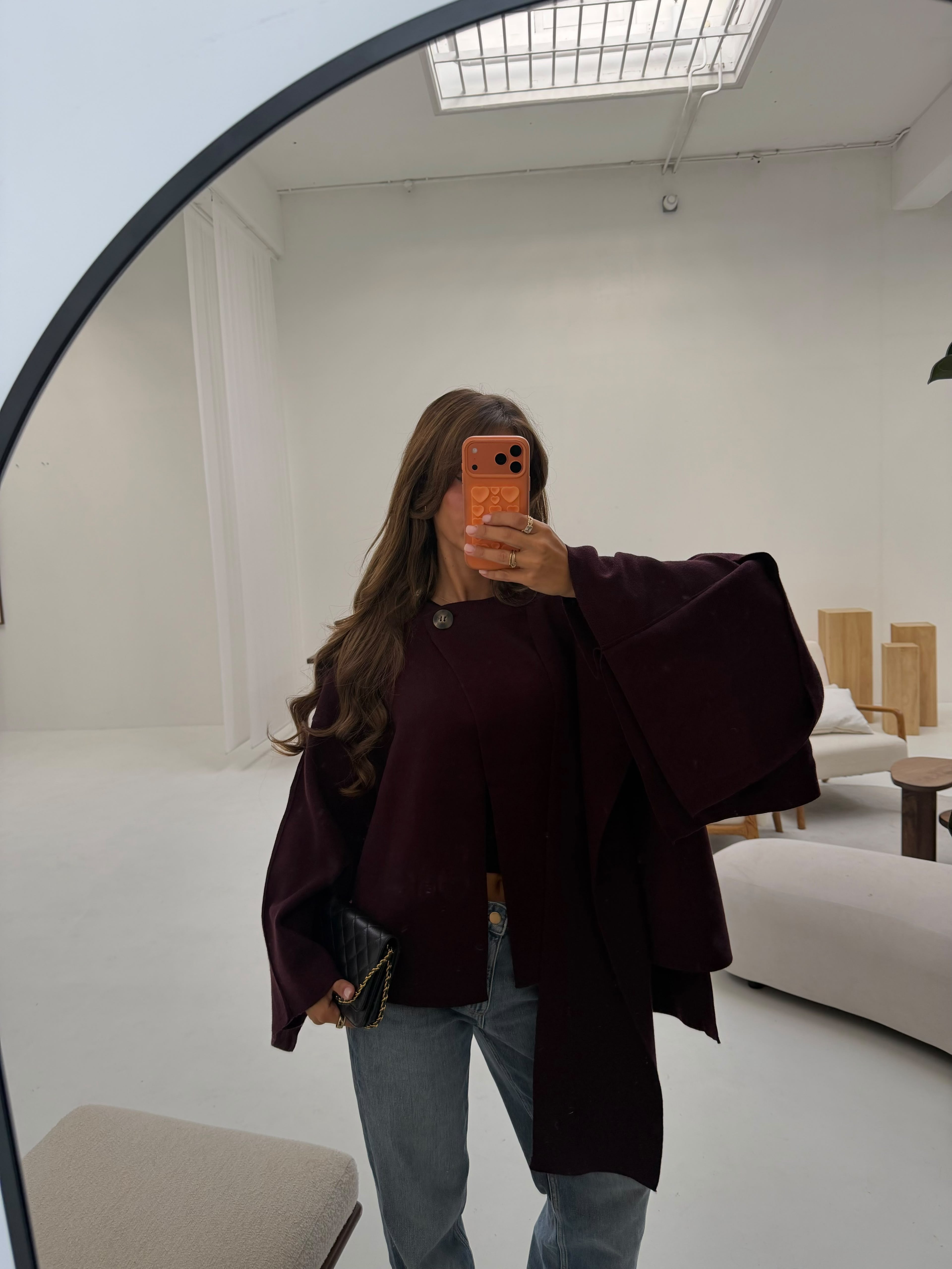 Heavy knit cardigan