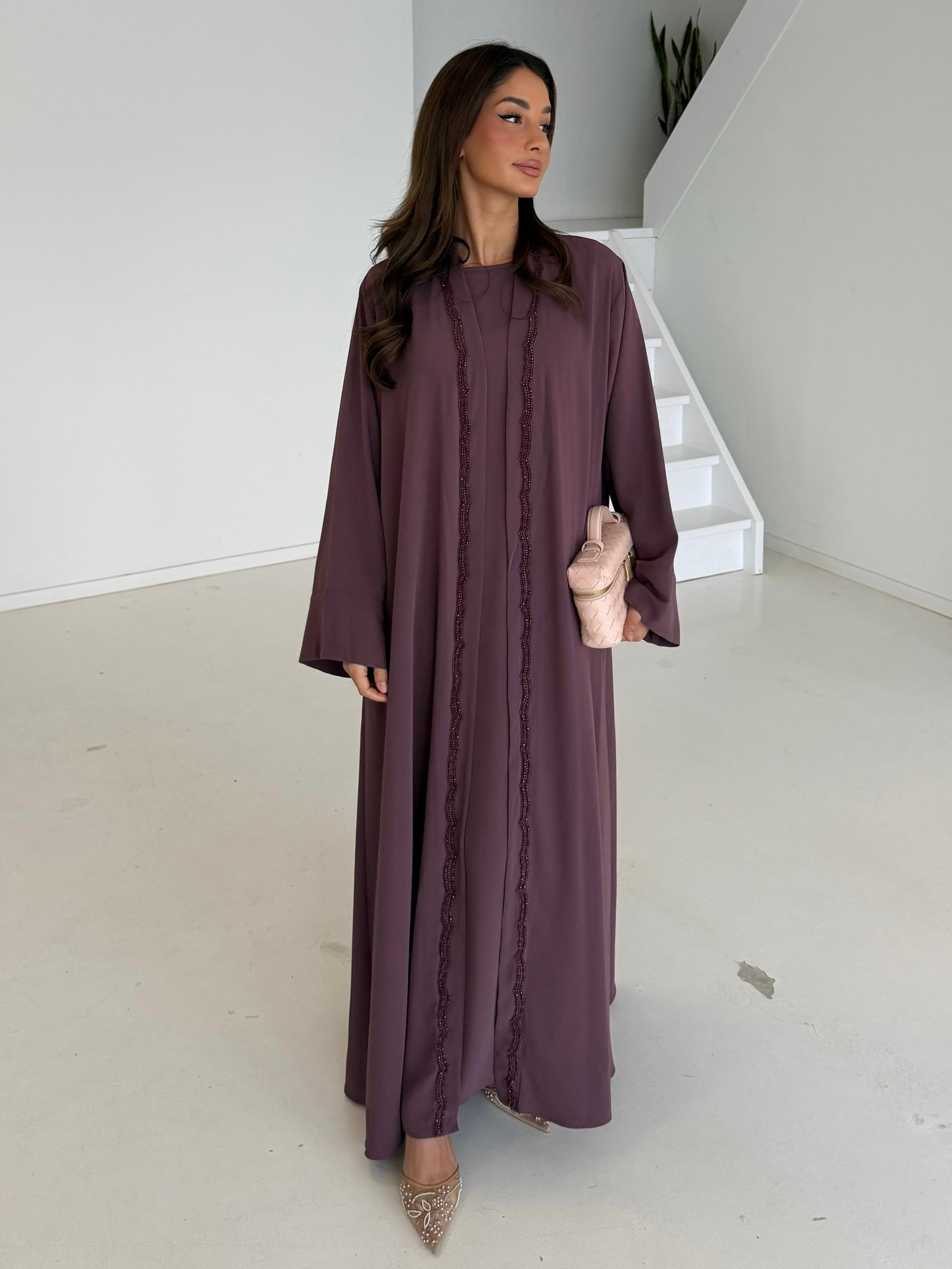 Premium abaya | Purple